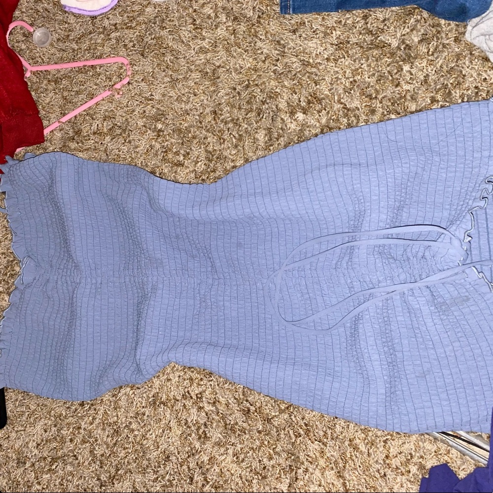 BABY BLUE BODY CON DRESS